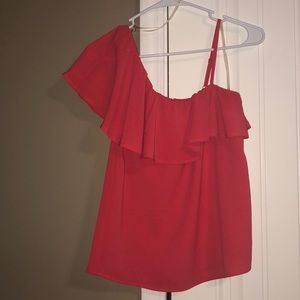 One shoulder top